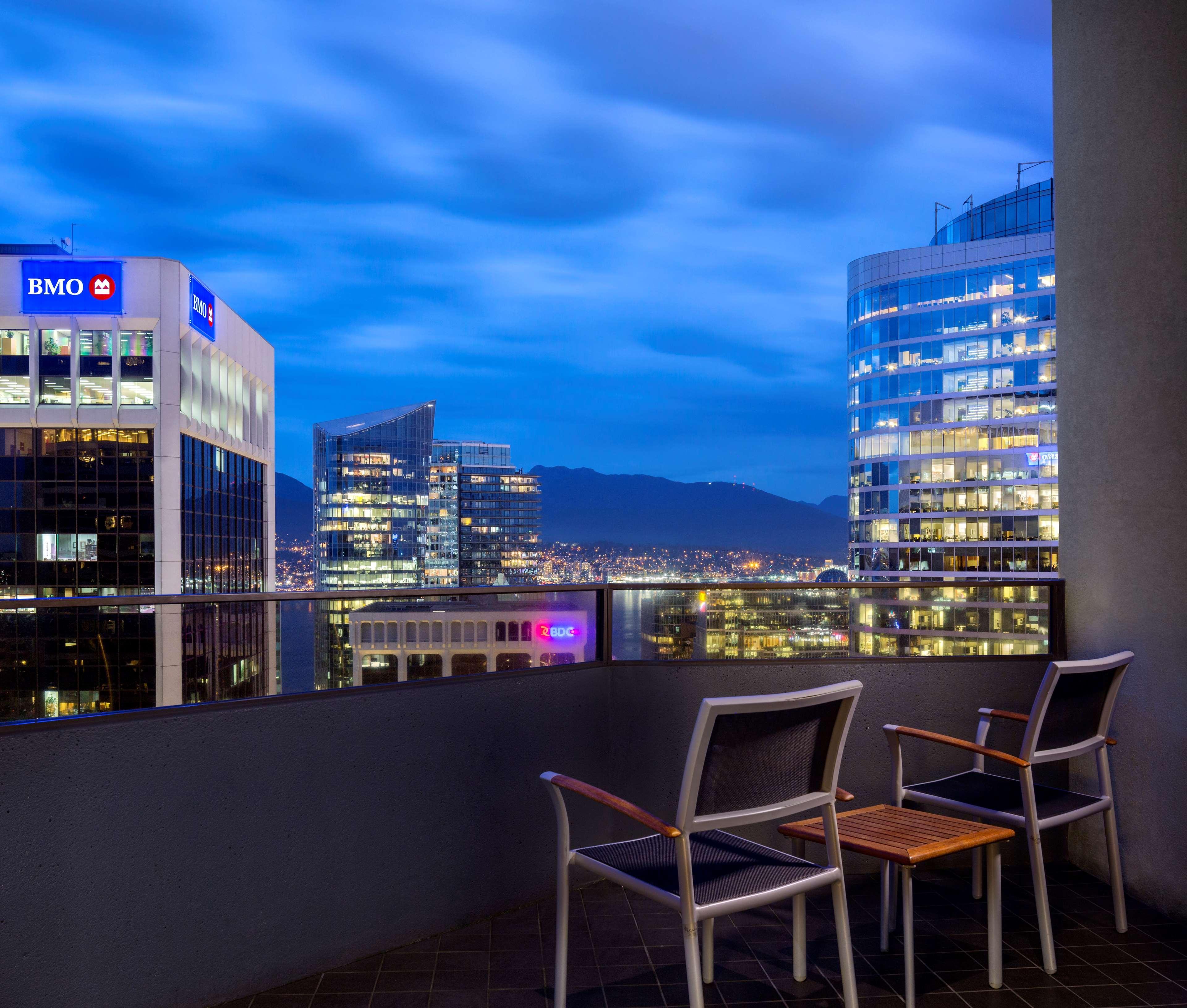 Hyatt Regency Vancouver Exterior foto View from the hotel